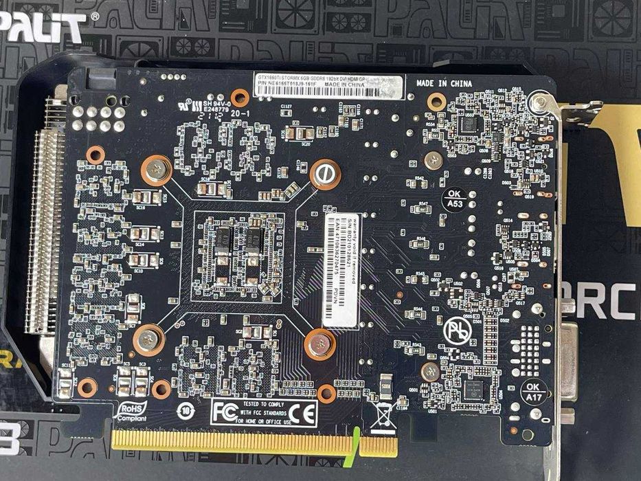 Відеокарта Palit GeForce® GTX 1660 Ti Storm X 6Gb GDDR6