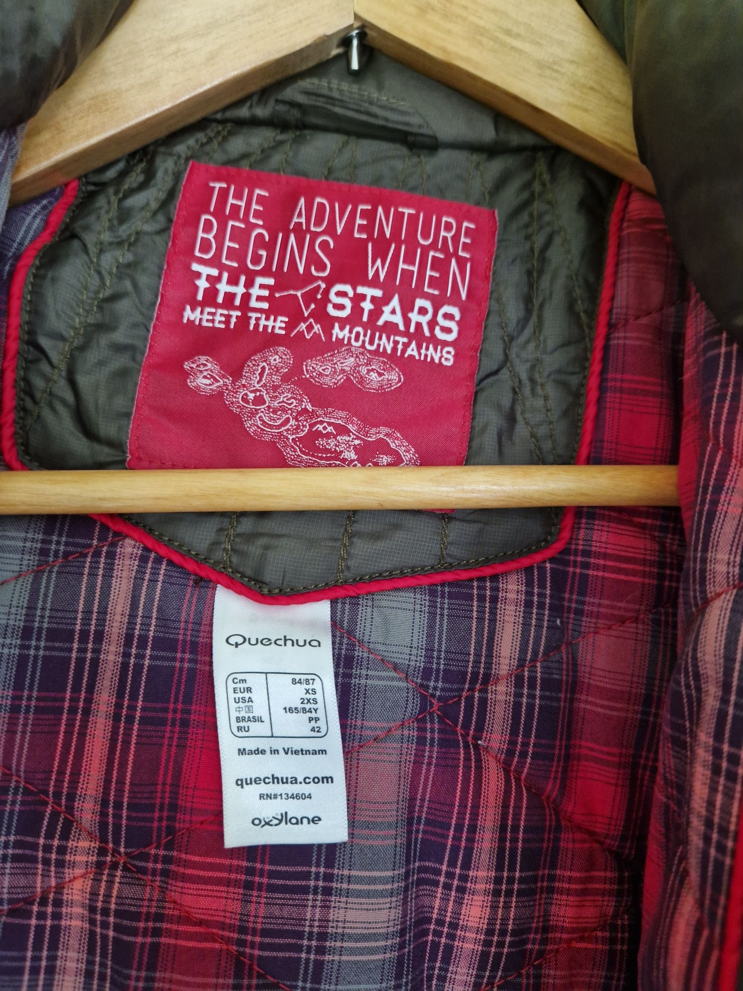 Kurtka parka z podpinką Quechua XS