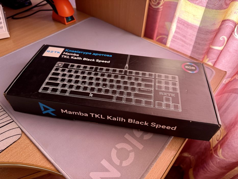 Механічна клавіатура RZTK Mamba TKL Kailh Black Speed на гарантії
