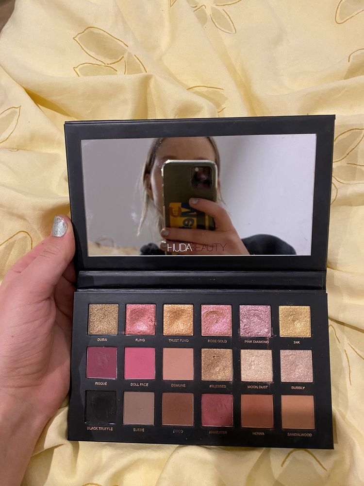 huda beauty rose gold palette remastered cienie do oczu