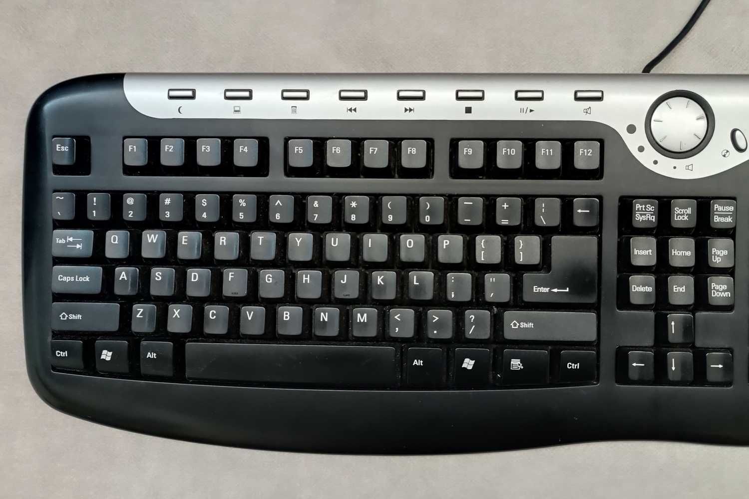 Klawiatura + Myszka PS2-USB oryginalny zestaw Vobis