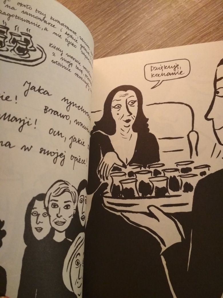 Wyszywanki komiks szczególny Marjane Satrapi