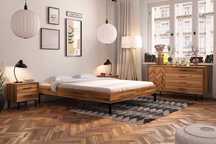 Łóżko z drewna litego marki TheBEDS 100x200 cm.