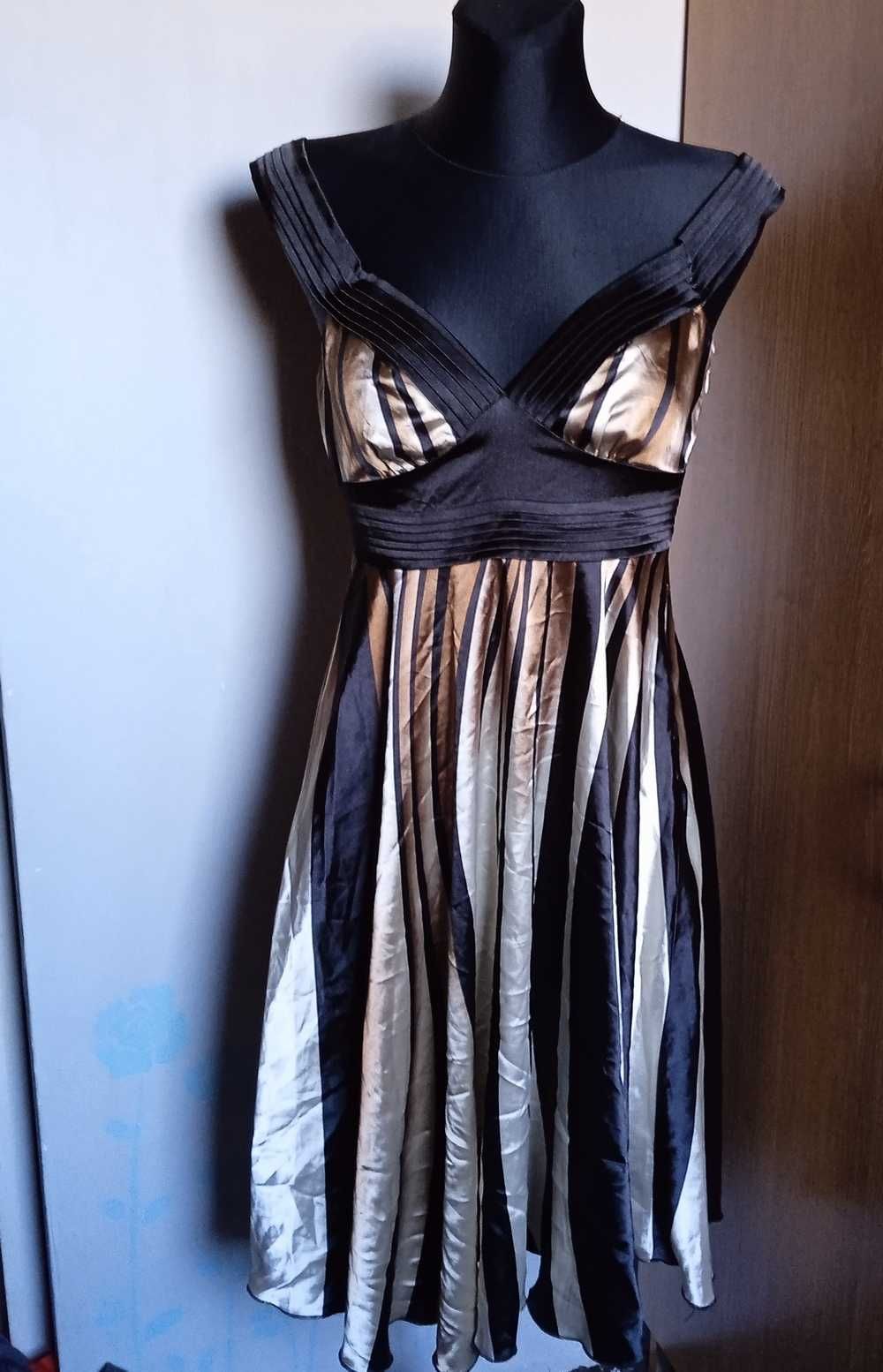 Vila cieniowana elegancka sukienka r. 36