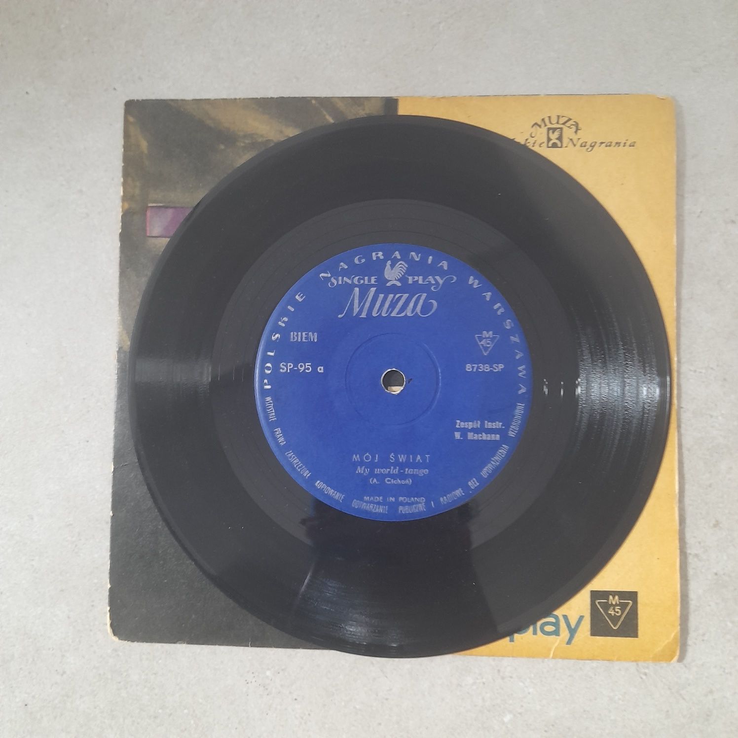 Winyl Zespół Instr. W. Machana Mój Świat Ulubione Tango r 1964