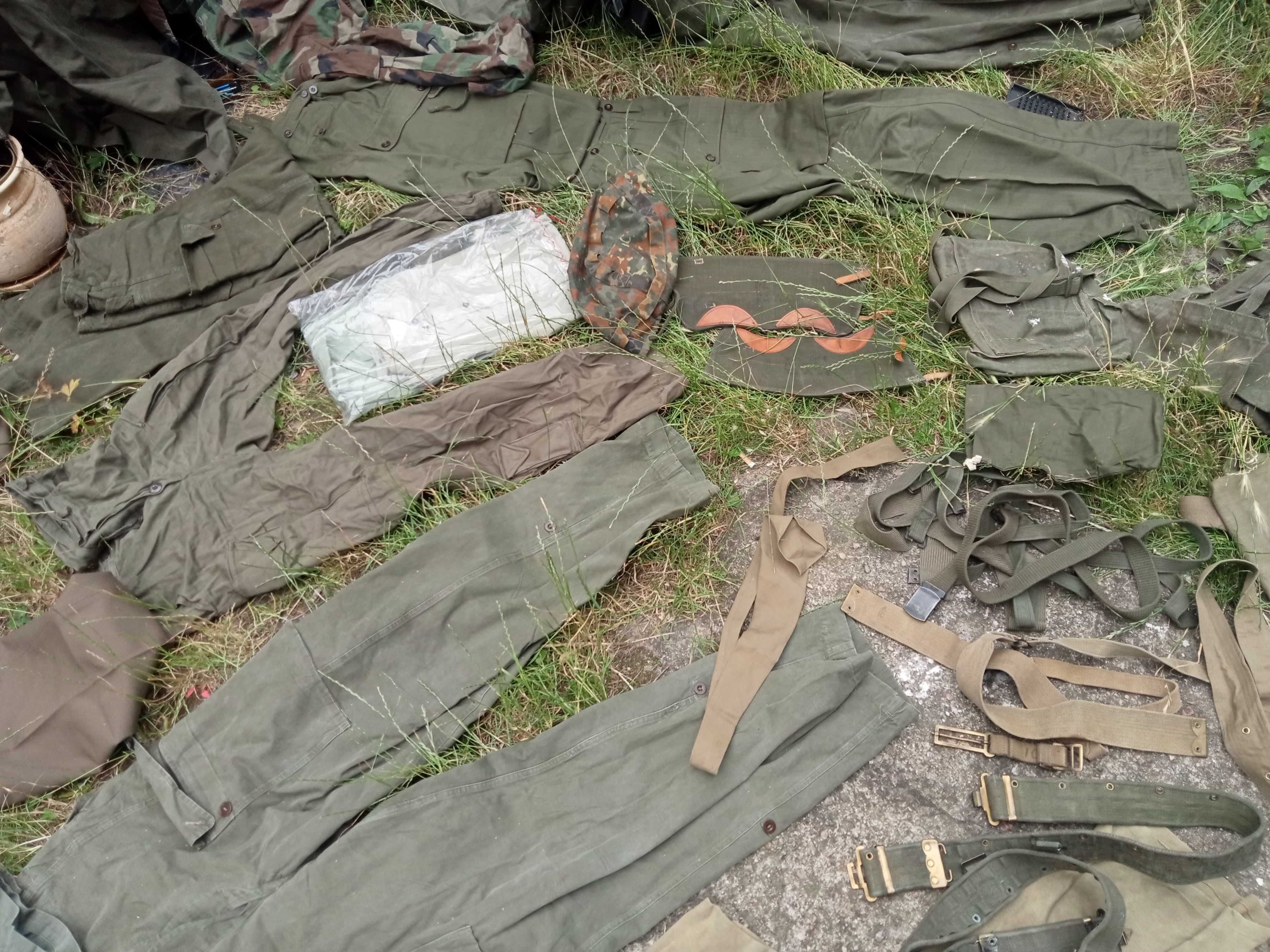 Ubiór Wojskowy stary demobil US ARMY i in. kurtka spodnie koszulka.