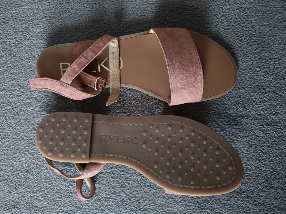 Sandały Ryłko różowe 37