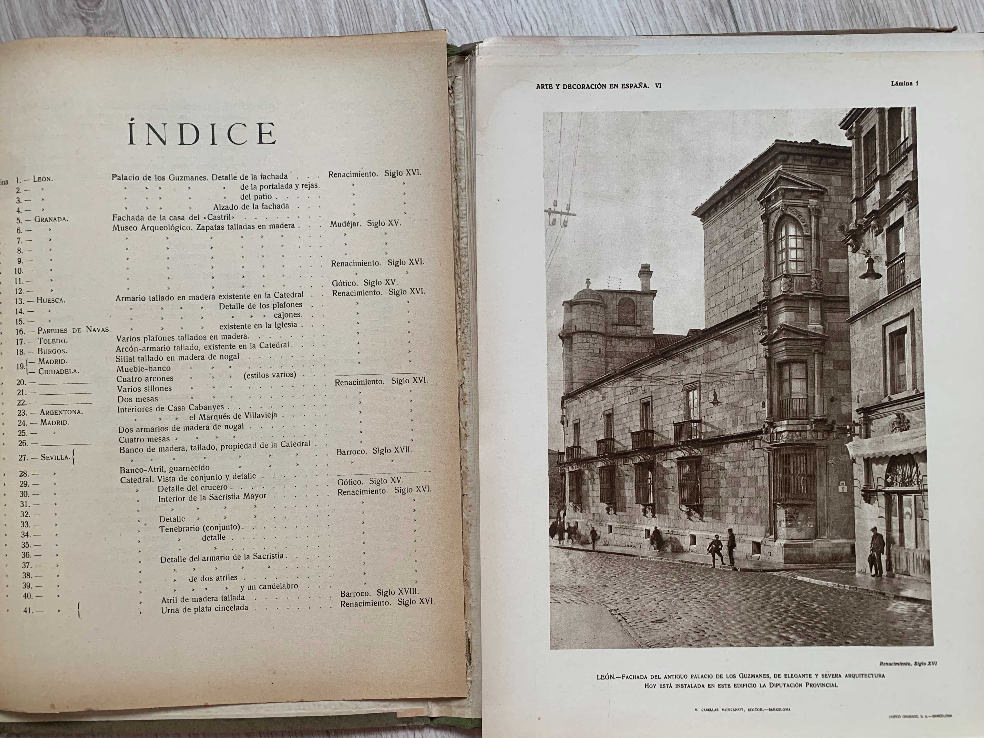Мистецтво та декор в Іспанії.1923 р.6ТОМ Архітектурно-декоративне 84ст
