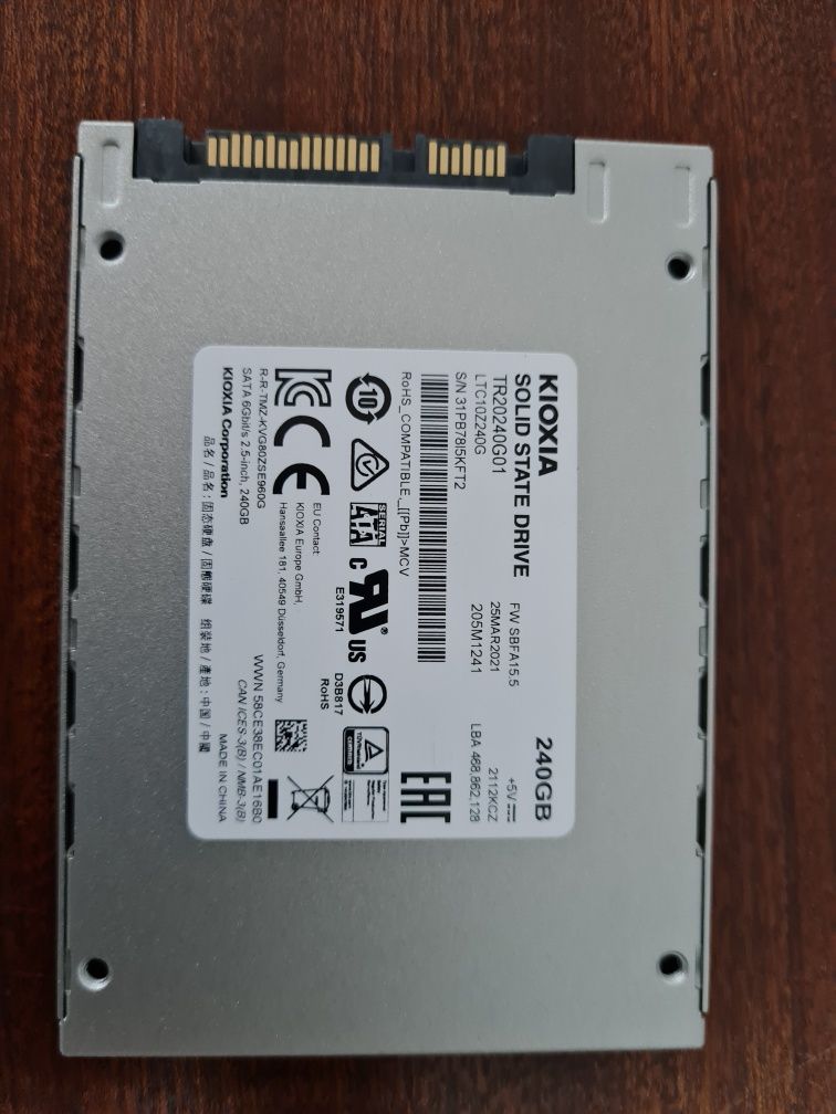 SSD 2.5" KIOXIA Exceria 240GB 3D TLC SATA