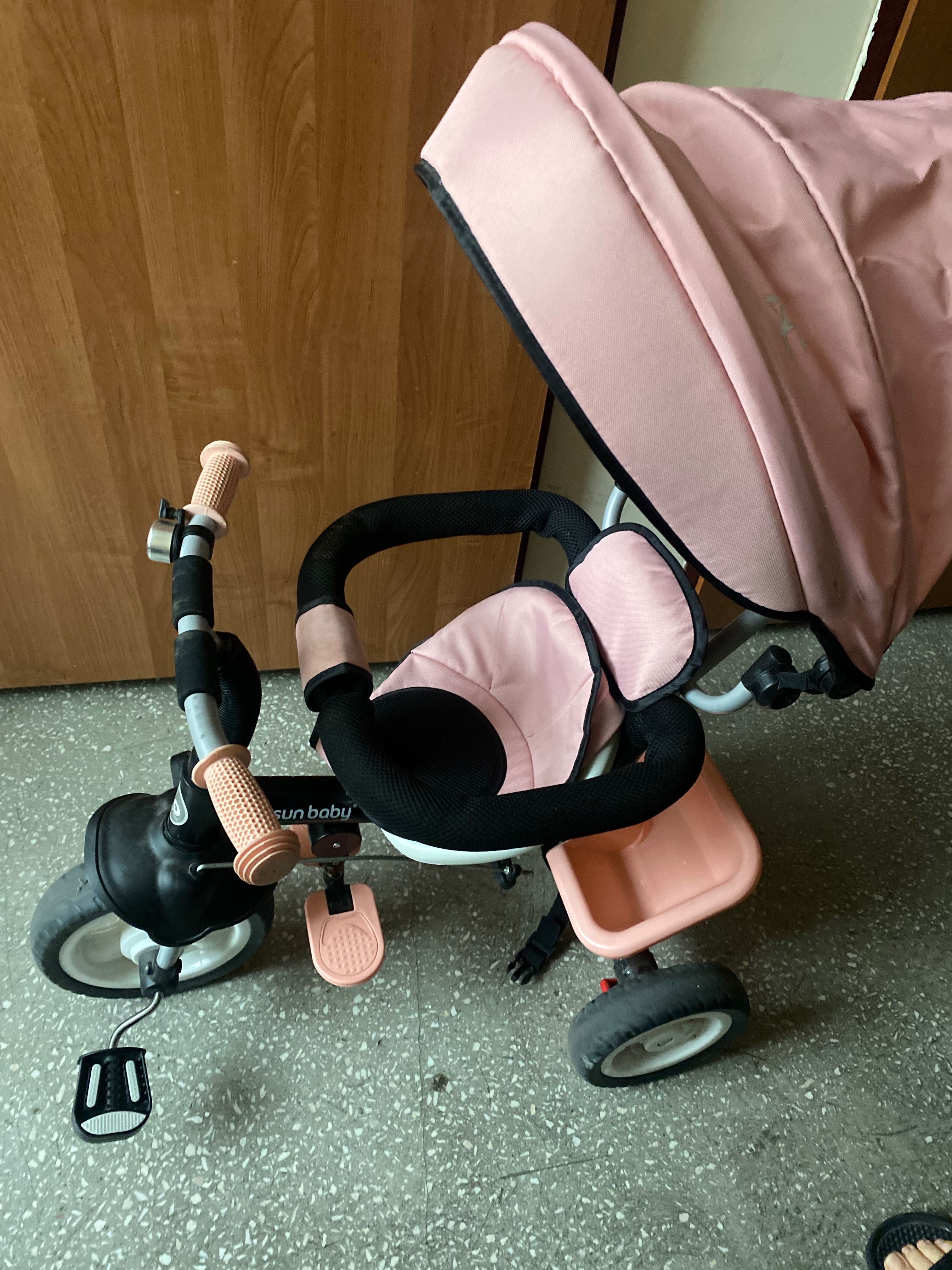 Rowerek trójkołowy Sun Baby w kolorze różowym  12-36 miesięcy