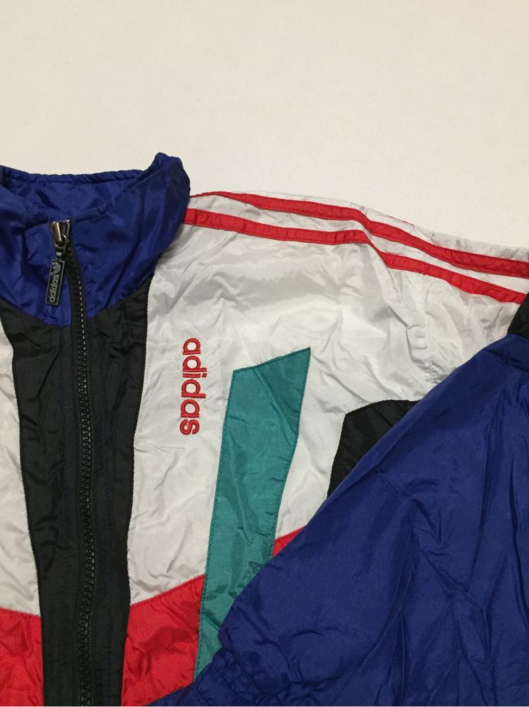 Винтажная спортивная куртка Adidas 90-x на 7-8 лет 122-128см олимпийка