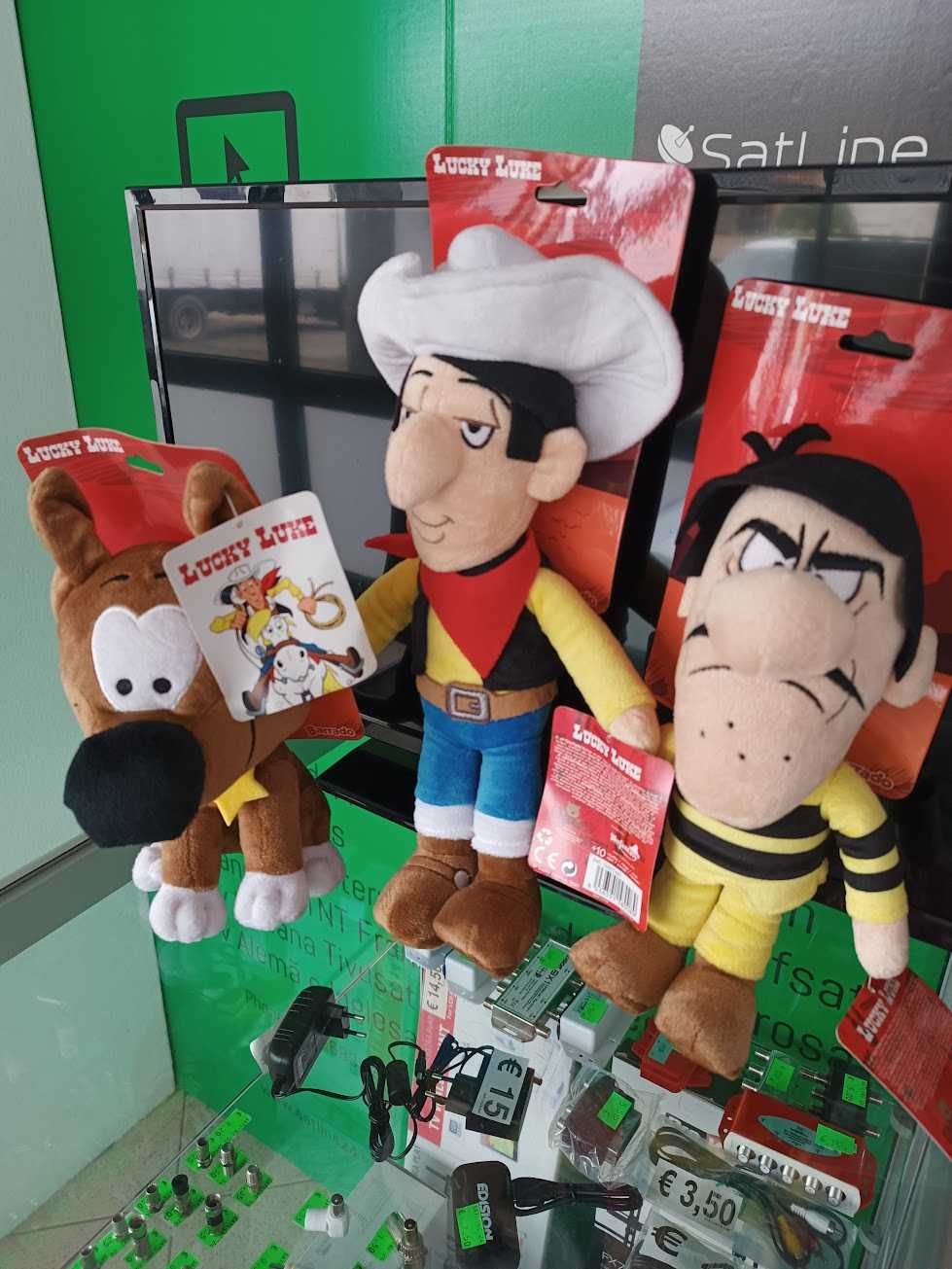 Novidade:Peluches Lucky Luke