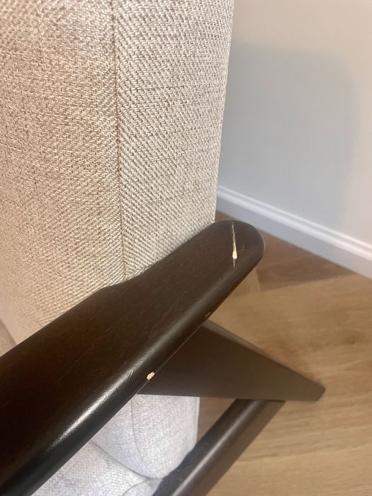 Fotel Ekenaset beżowy