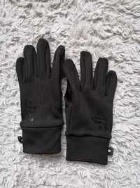 Czarne zimowe rękawiczki 4f