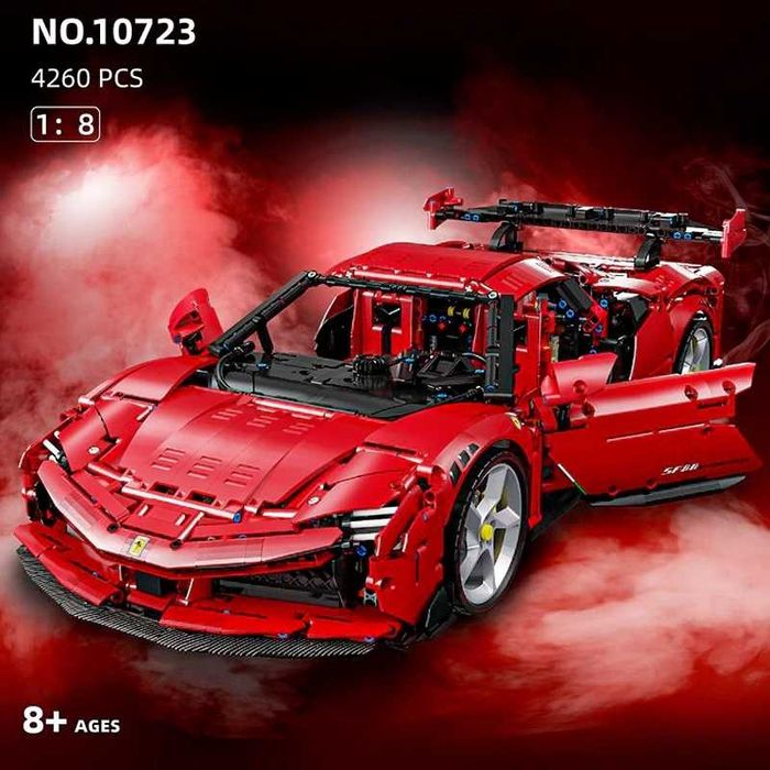 Конструктор LERU "Ferrari SF90 Stradale" 1:8 4260 pcs. У КОРОБЦІ