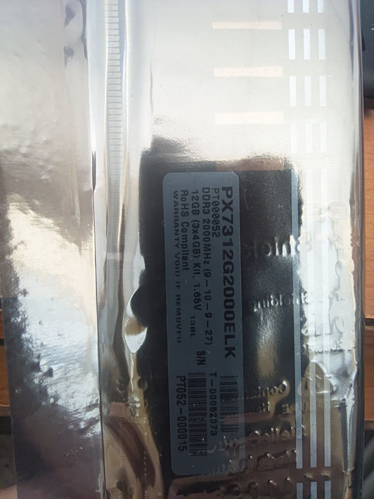 Ddr3 2000Mhz kit 8g 12g