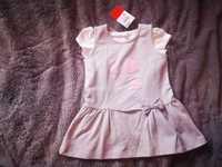 Sukienka + bluzeczka komplet Nowa  74cm (6-9 mcy)