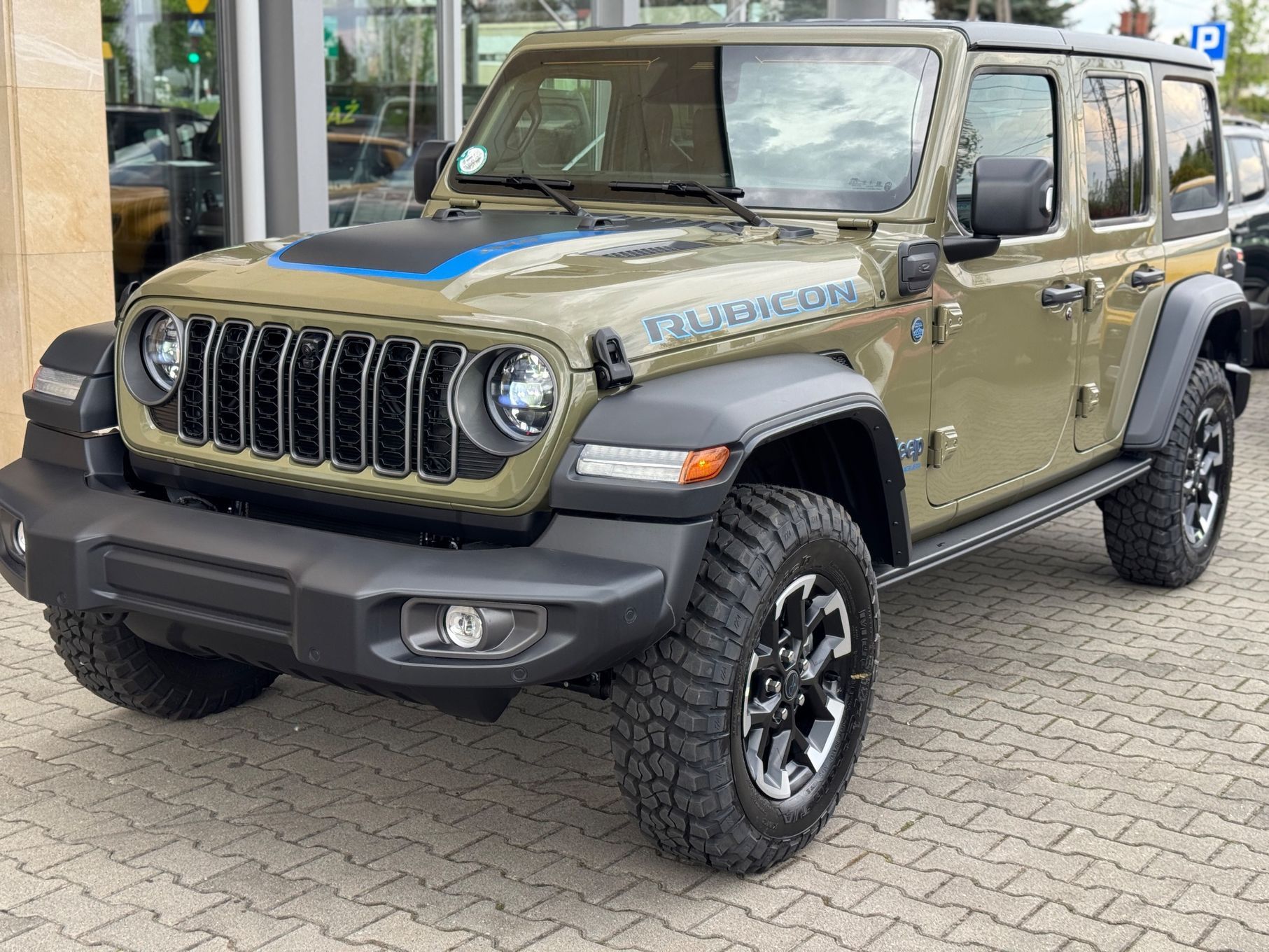 Jeep Wrangler Nowy kolor Zielony Militarny! 2025! Od ręki! 380 KM! 37 860 PLN upustu