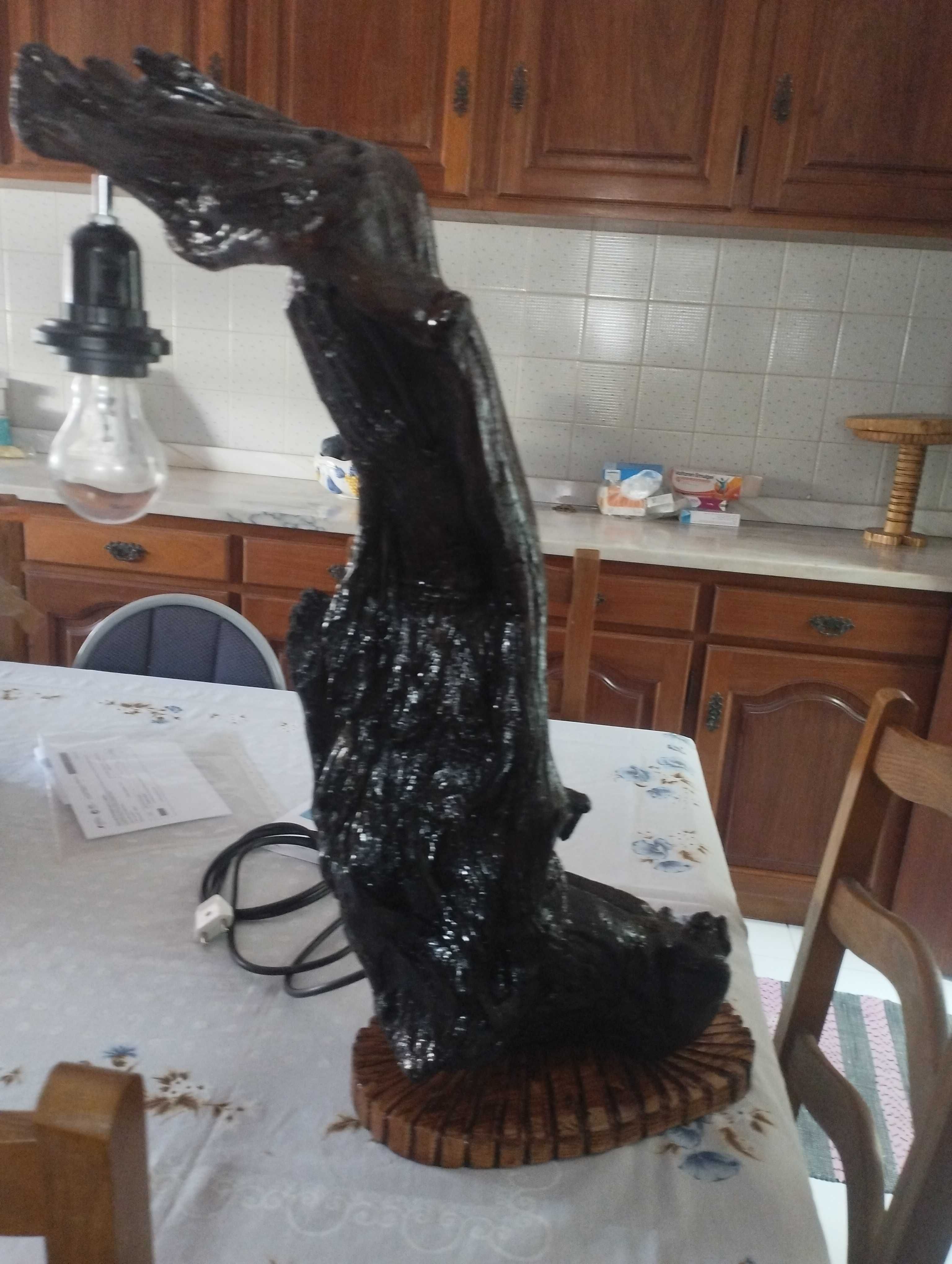 Candeeiro de apoio artesanal