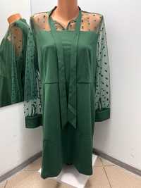Zielona sukienka damska roz.XL
