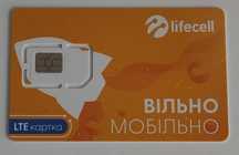 Karta SIM, lifecell, 30GB internet w Turcji