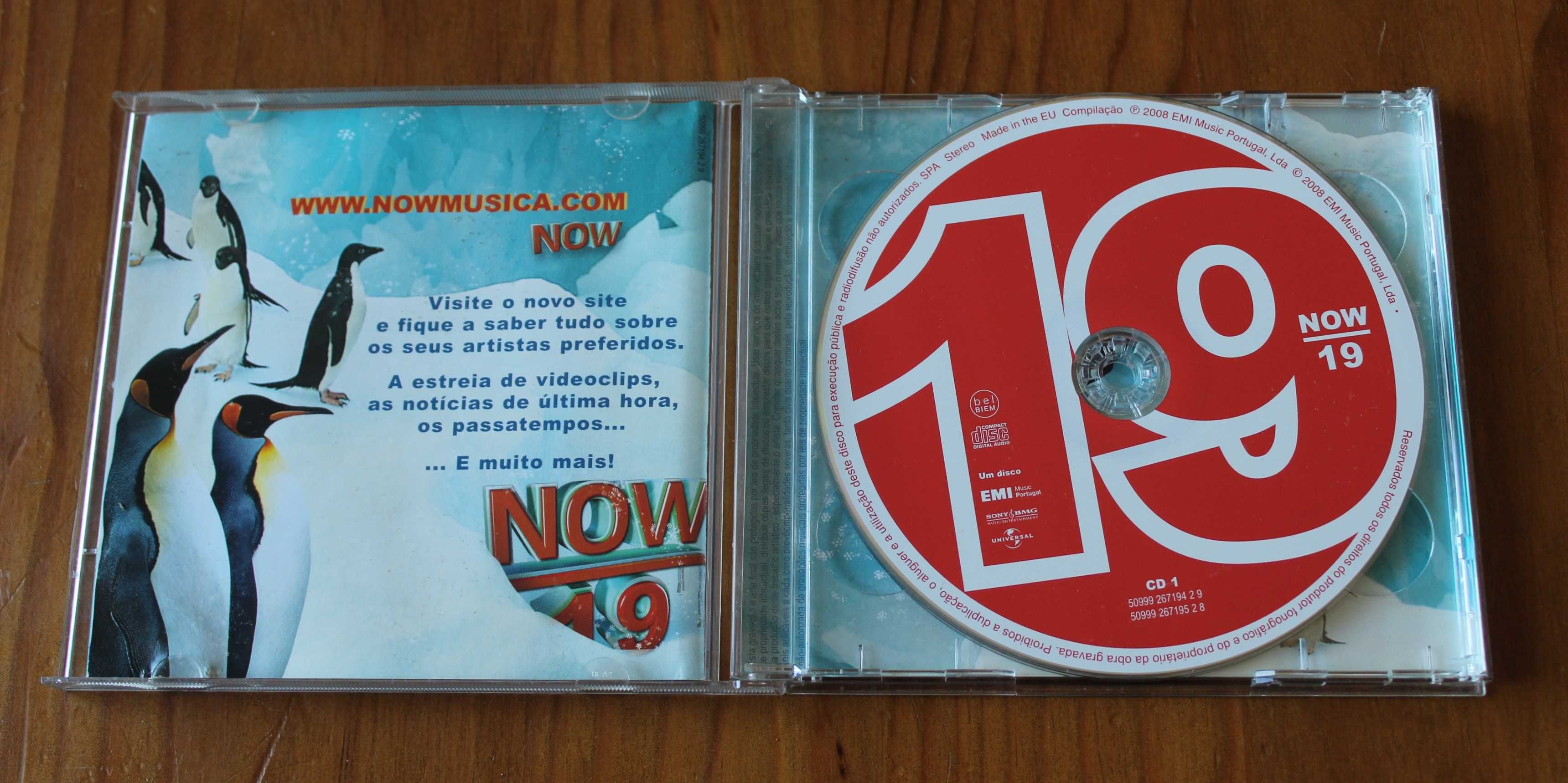 CD duplo NOW 19 (2008)