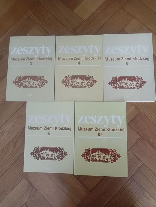 Zeszyty Muzeum Ziemi Kłodzkiej zestaw 5 szt