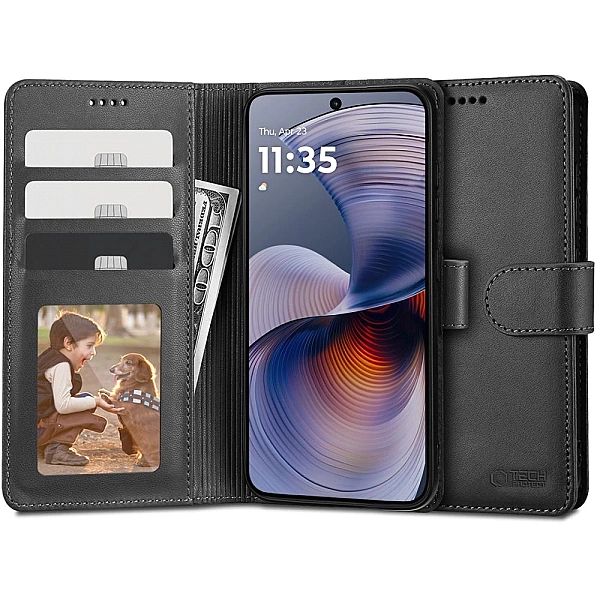 Tech-Protect Wallet Motorola Moto G55/5G Black