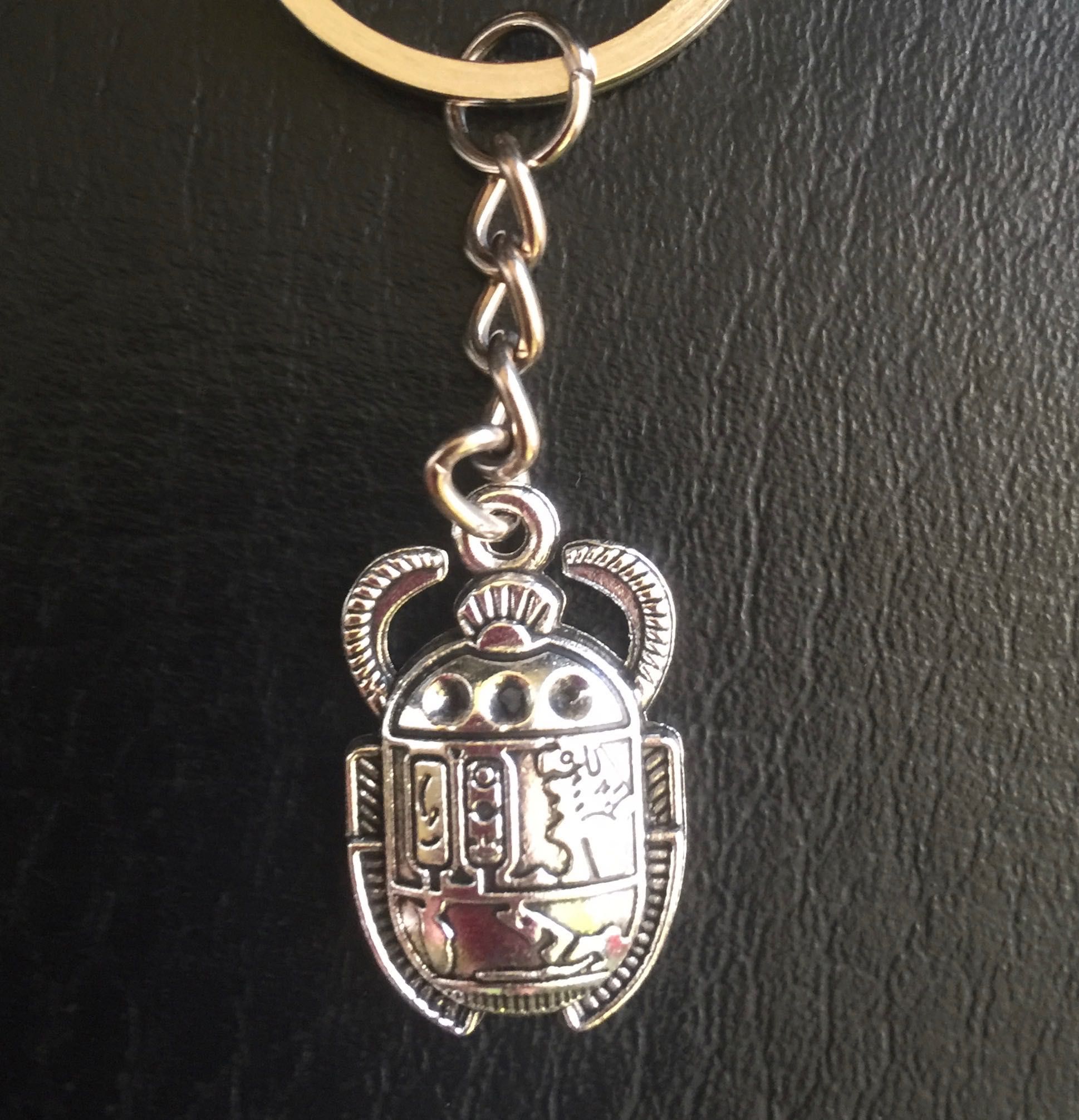 Egipt skarabeusz amulet brelok do kluczy