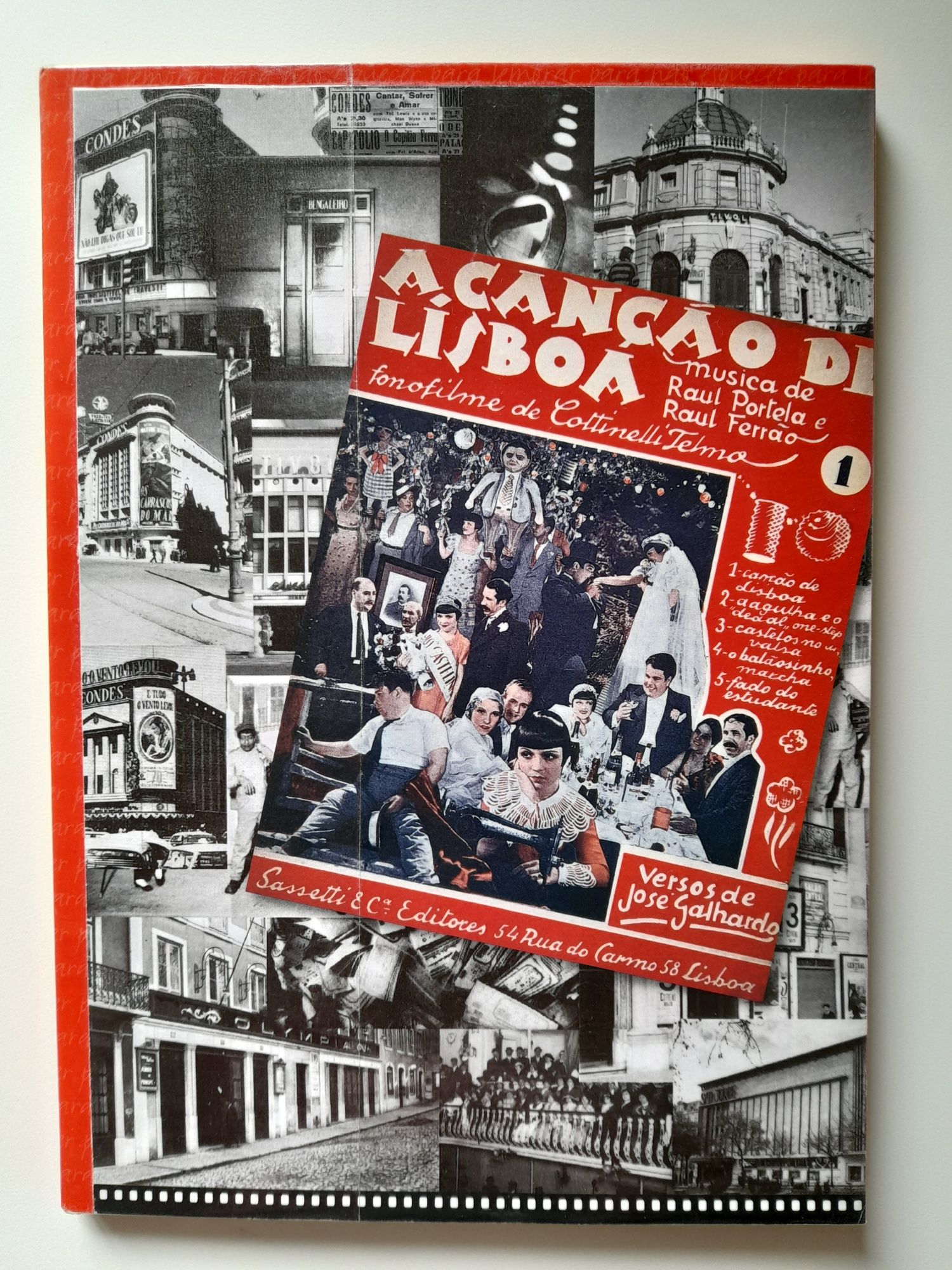 Caderno liso com capa personalizada "A Canção de Lisboa"