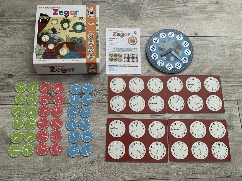 Zegar- gra edukacyjna Kapitan Nauka