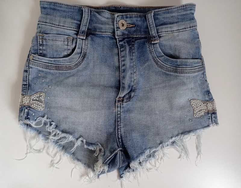 Jeansowe spodenki rozm. XS