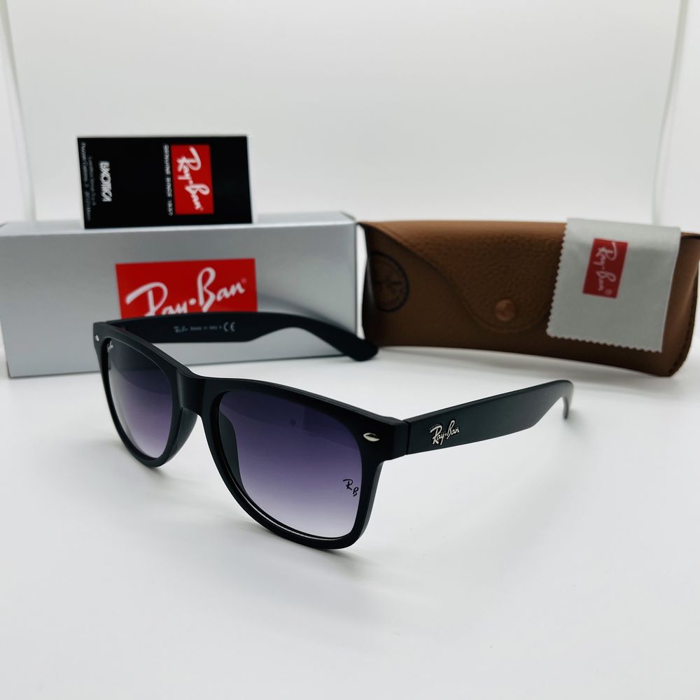 Сонцезахисні окуляри Ray Ban Wayfarer 2140 Matt Black|Purple