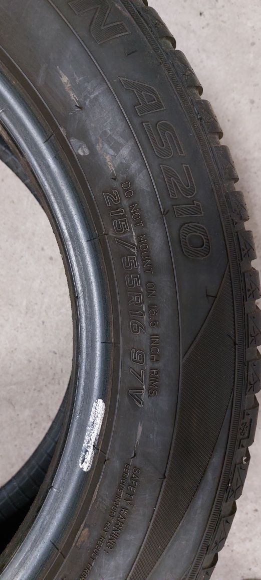 Шини 215/55 R16 97 V 2шт.