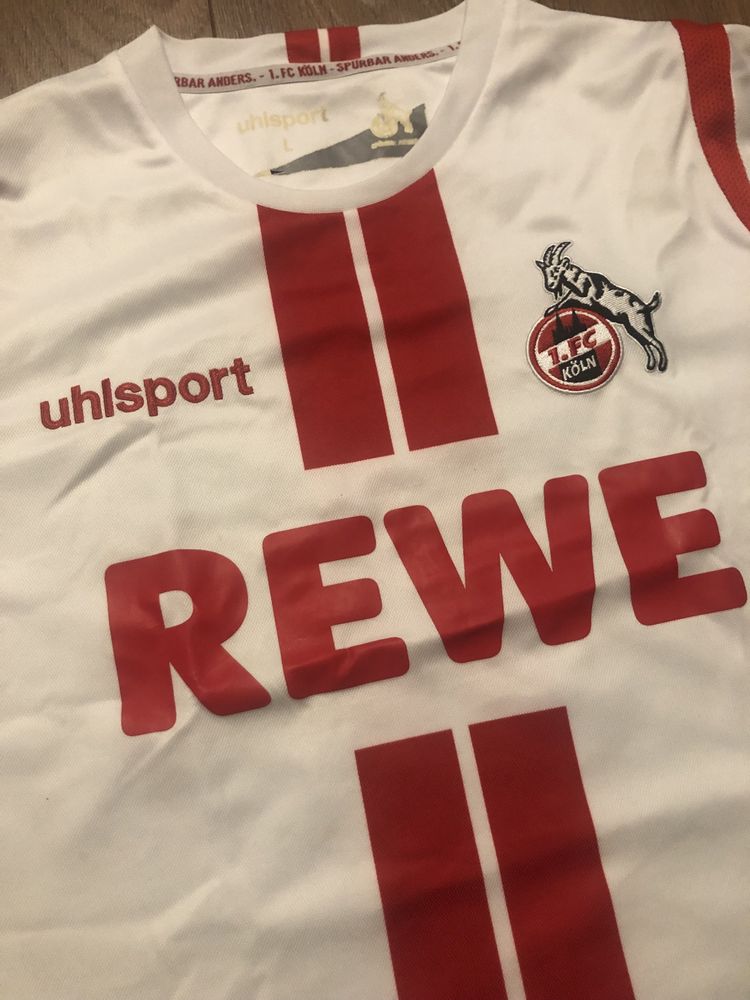 Koszulka piłkarska FC KOLN marki Uhlsport. Numer 27 Anthony Modeste.