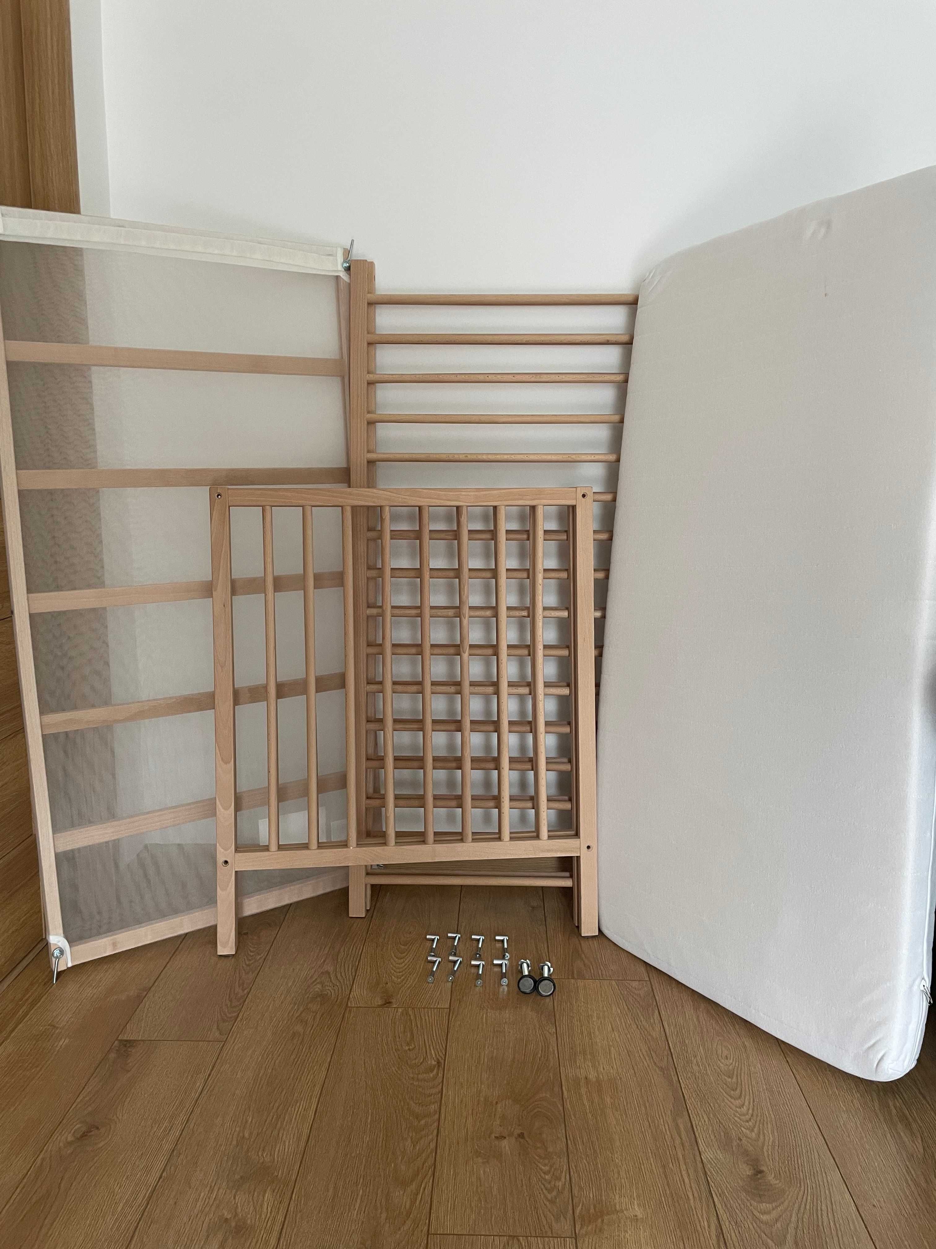 łóżeczko IKEA SNIGLAR  60x120 cm z materacem VYSSA
