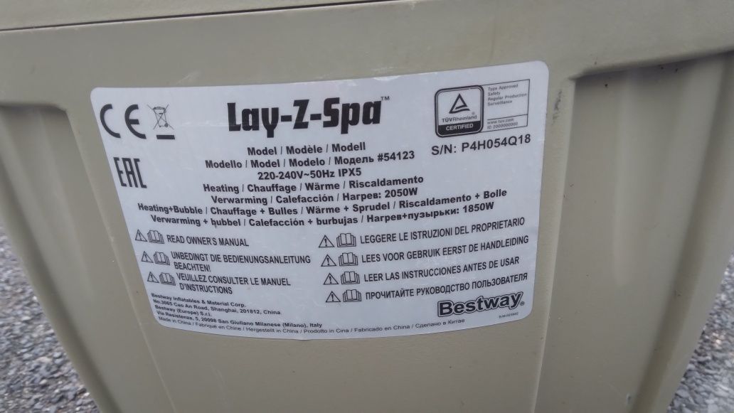 Pompa do Jacuzzi Lay-Z-Spa MIAMI Bestway pompa grzewcza do Jacuzzi