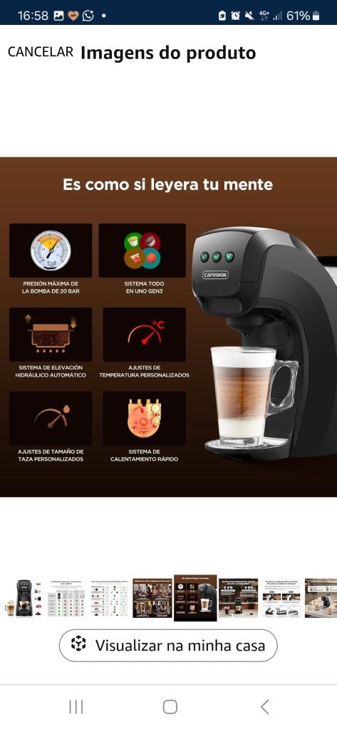 Máquina de café multicapsulas Capxsnobe