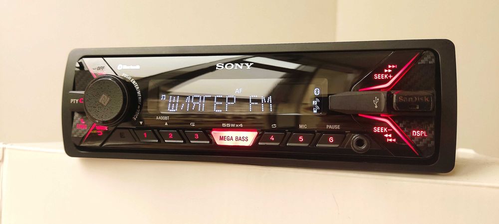 SONY XPLOD A400BT Bluetooth MOSFET 4X55 Автомагнитола — оригинал!