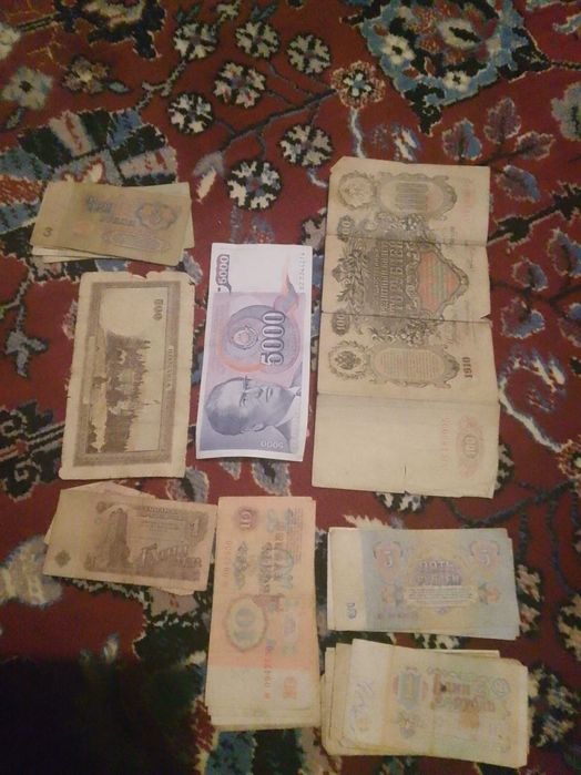 Банкноты европейских стран разных годов