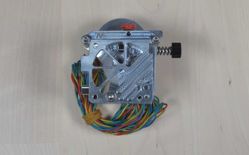 Extrusor Metálico Dual-Gear p/ Impressora3D - Mellow NF Sunrise - Novo