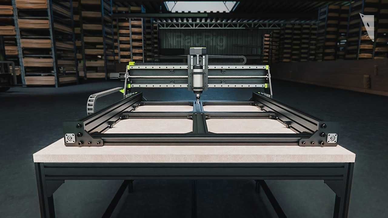 CNC Fresadora - RatRig Stronghold Pro com mesa multifuncional 1500mm