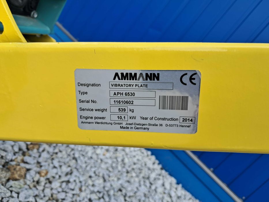 Zagęszczarka AMMANN APH 6530 14r! 539kg |Wacker dpu 6555
