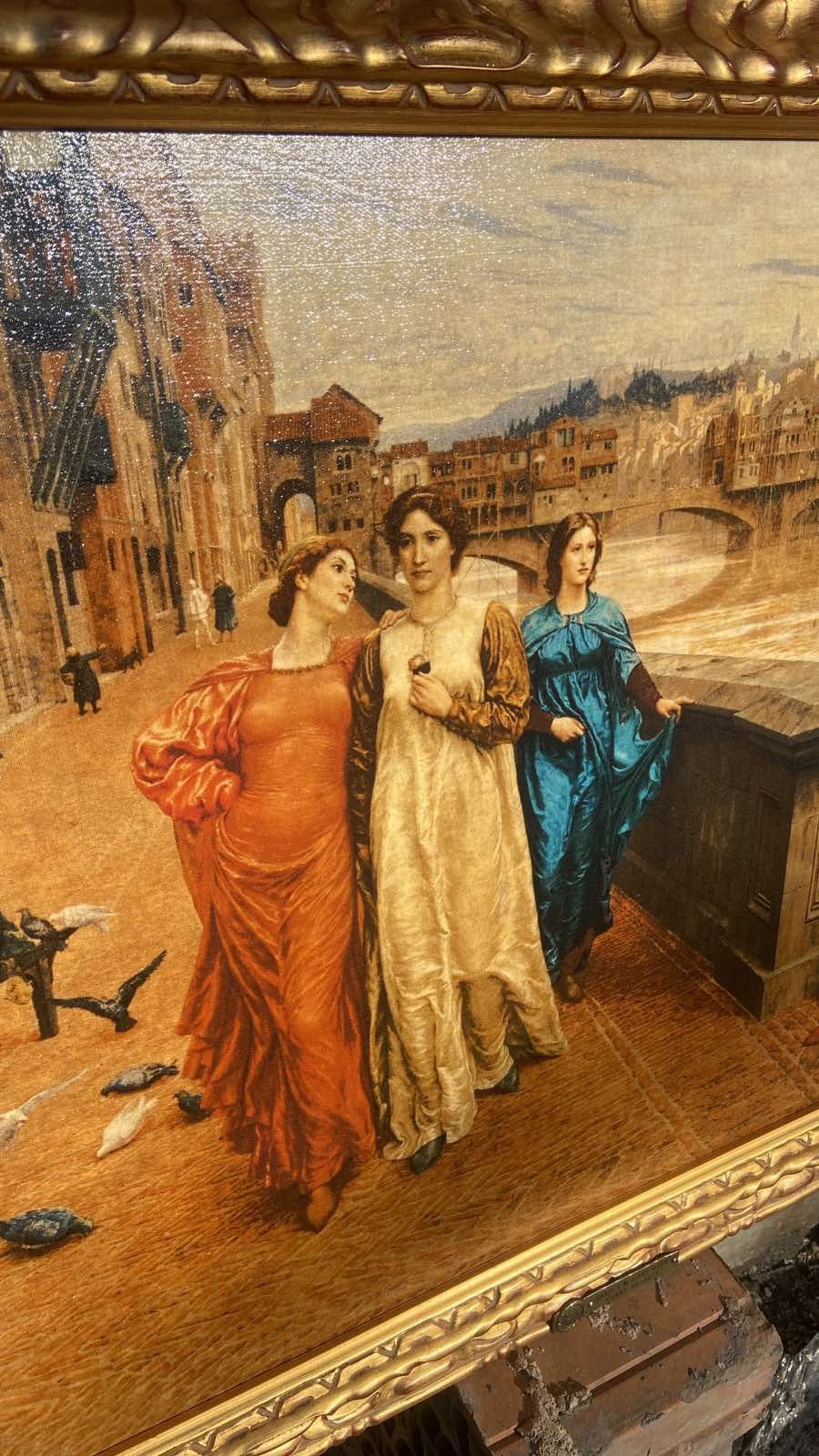 Картина. Картина художника Henry Holiday Dante E. Beatrice 1883