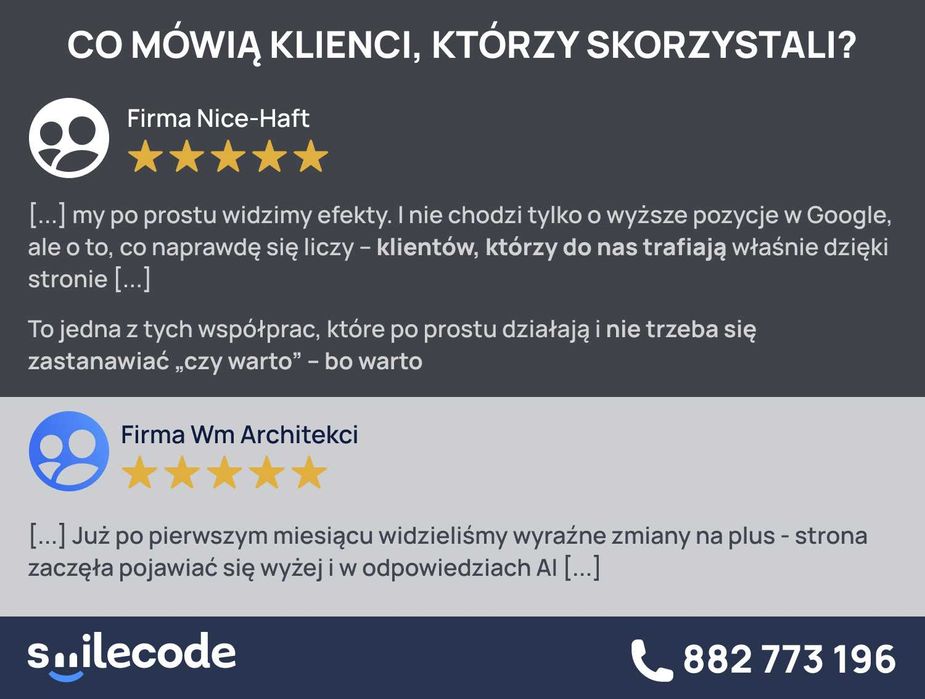 Klienci z Google i AI Overviews – gwarancja lub zwrot!