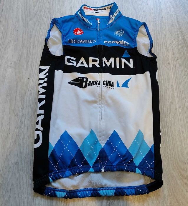 Kamizelka Kolarska Castelli Garmin Sharp F.Wegmann Na Rower Szosowy