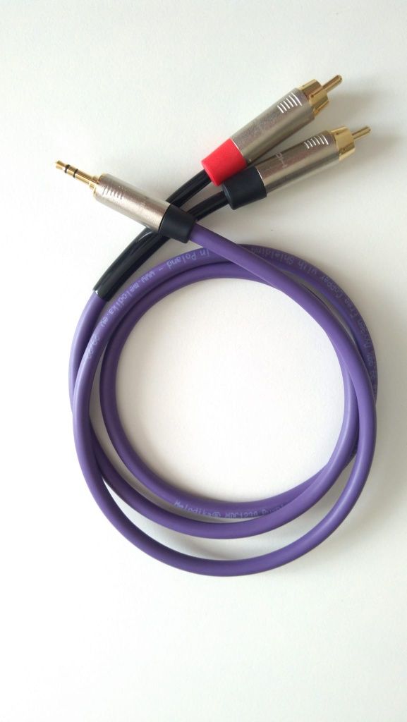 Melodika Mini Jack 3.5mm 2 rca cinch 1m