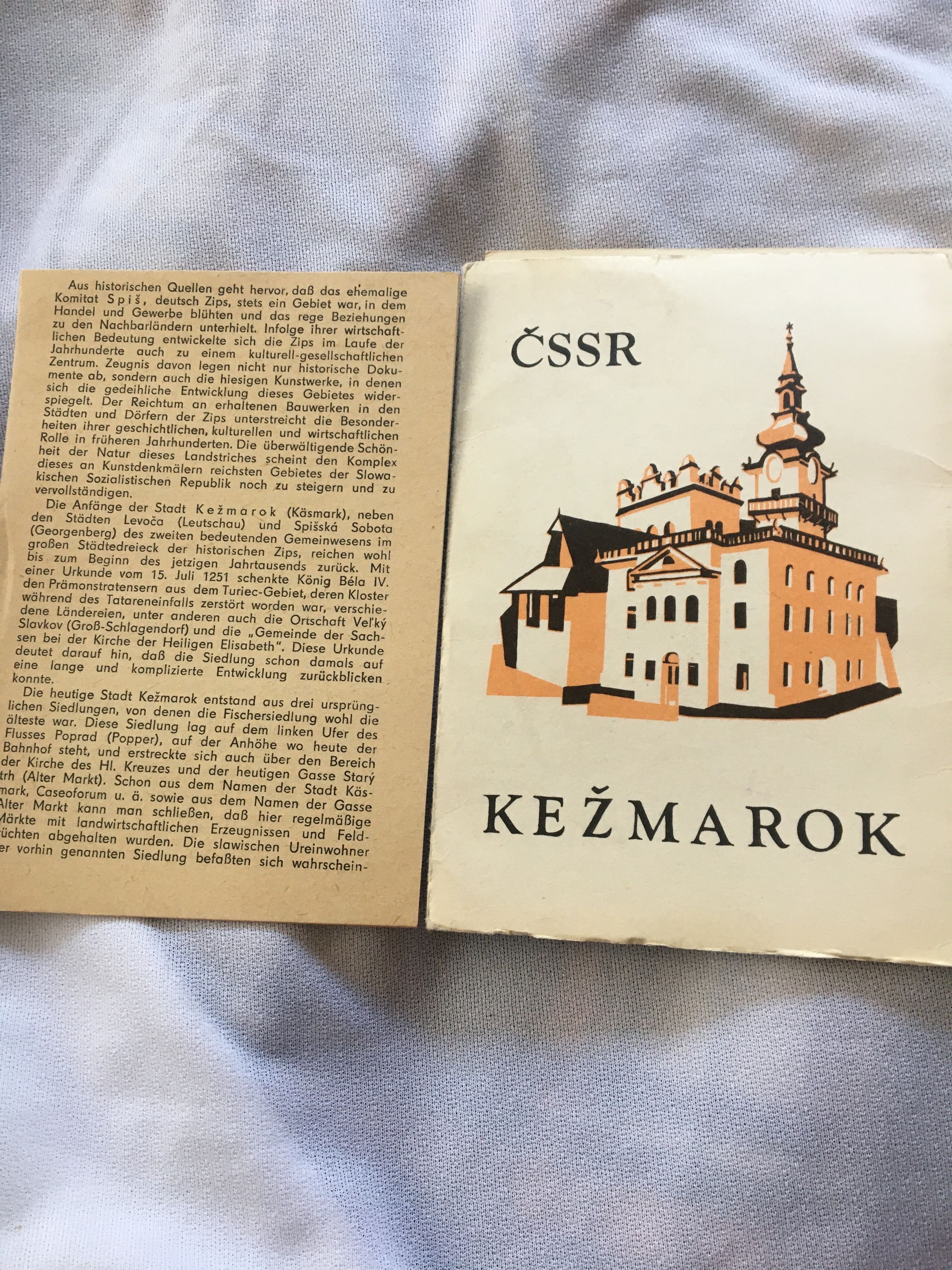 Keźmarok, Czechy, kartki