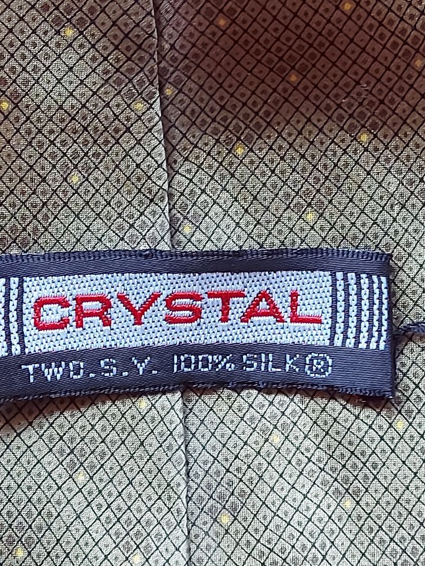 Krawat męski jedwab firma CRYSTAL