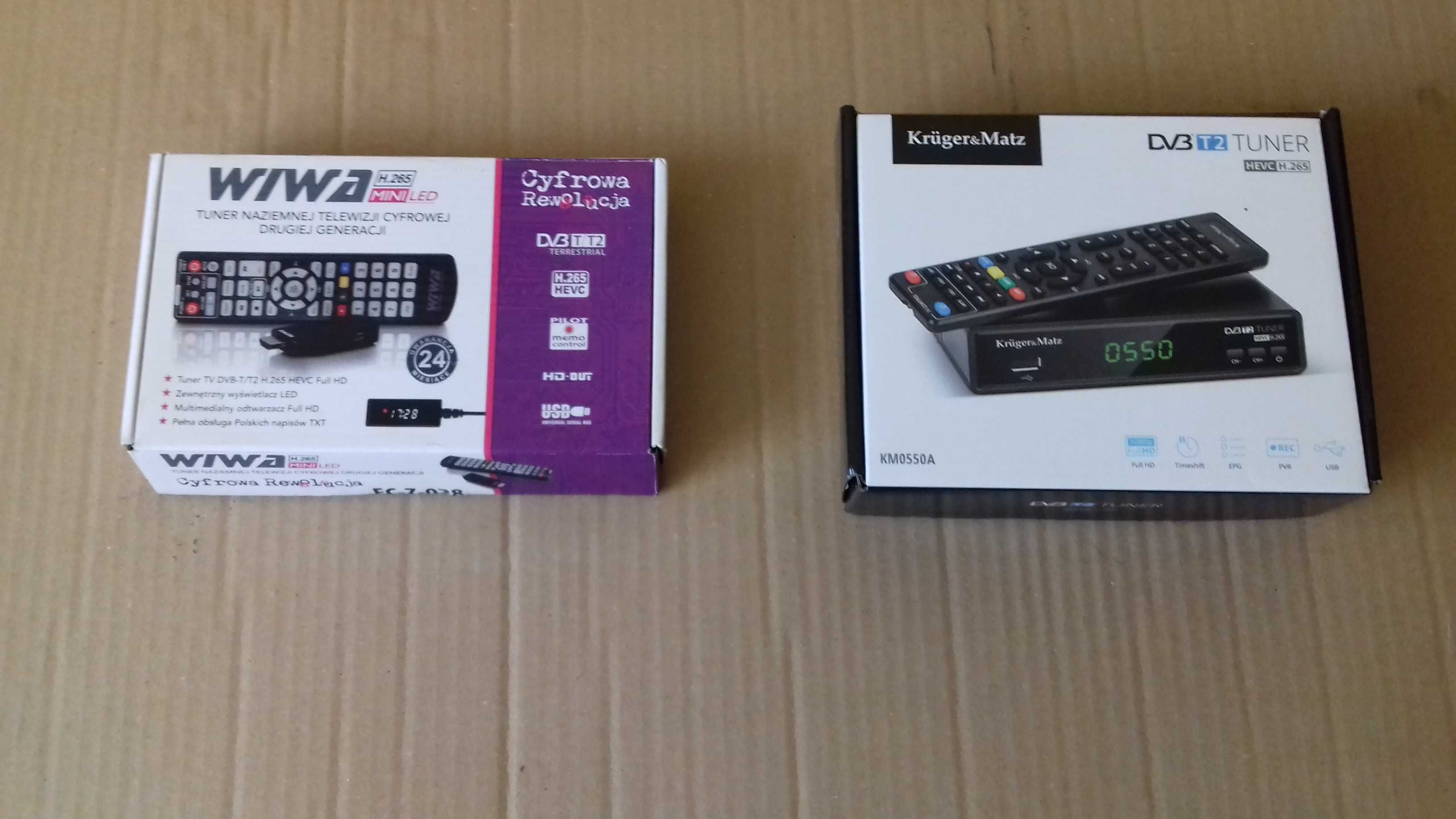 Dekoder tuner DVB T/T2 H.265 HEVC